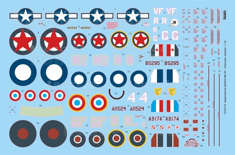 Special Hobby 48195 Supermarine Spitfire Mk. VC &amp;#39;Overseas Jockeys&amp;#39; 1/48 – Bild 7