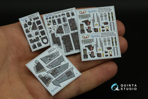 Quinta Studio QD48395 F-14A 3D-Printed &amp;amp; colored Interior on decal paper (Hobby Boss) 1/48 – image 3