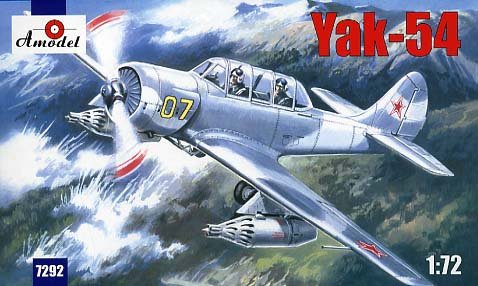 A-Model 07292 Yakovlev Yak-54 Avion Soviétique 1/72