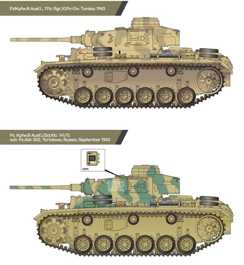 Academy 13545 German Panzer III Ausf L “Battle of Kursk” 1/35 – image 2