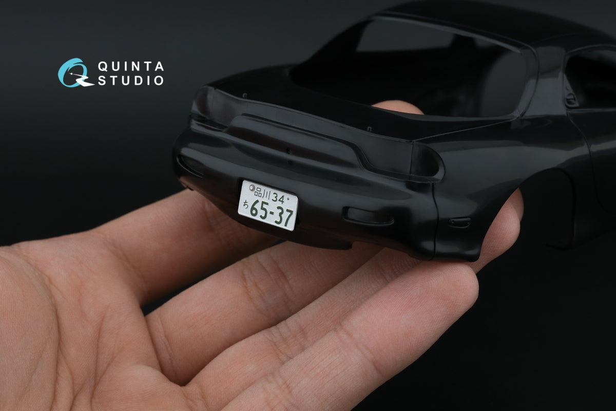 Quinta Studio QD+24016 Efini RX-7FD 3D-Printed &amp;amp; colored Interior on decal paper (Tamiya) (with metal sticker parts) 1/35 – image 12