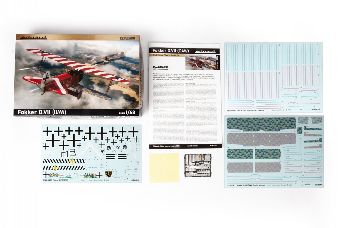 Eduard 8136 Fokker D.VII (OAW) ProfiPACK edition 1/48 – image 3