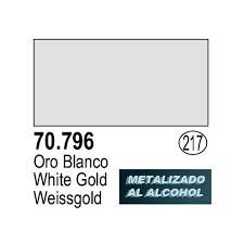 Vallejo 70796 Or blanc, métaux dans l&amp;#39;alcool, 35 ml