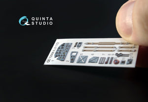 Quinta Studio QD72008 IL-2 Shturmovik 3D-Printed &amp;amp; colored Interior on decal paper (for Tamiya kit) 1/72 – image 5