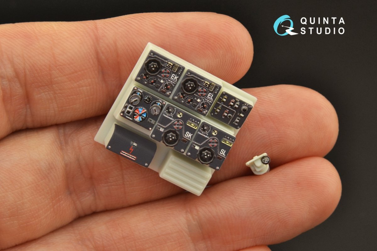 Quinta Studio QD32125 He 111 P/H 3D-Printed &amp;amp; colored Interior on decal paper (Revell/ProModeler) 1/32 – image 9