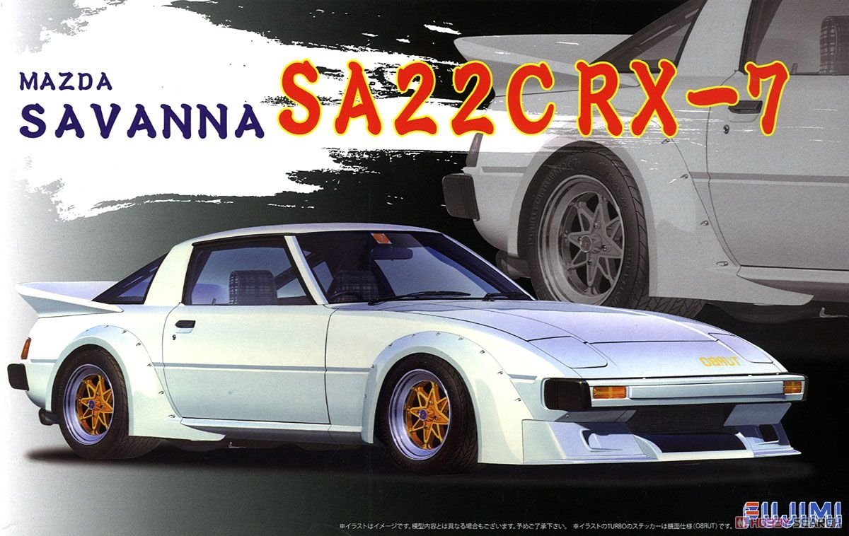Fujimi 046174 ID-80 ​​Mazda Savanna SA22C RX-7 1/24