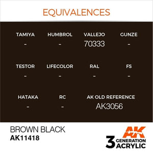 AK Interactive AK11418 Brown Black 17ml – image 3