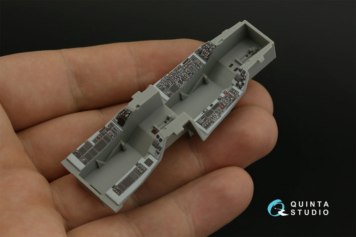 Quinta Studio QDS-48418 F-16D block 30 3D-Printed &amp;amp; colored Interior on decal paper (Kinetic 2022 tool) (Small version) 1/48 – obrázek 9