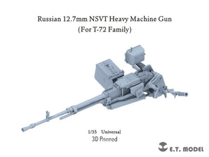ET Model P35-250 Russian 12.7mm NSVT Heavy Machine Gun For T-72 Family ( 3D Print ) 1/35