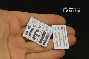 Quinta Studio QD48314 Fw 190A-3 3D-Printed &amp;amp; colored Interior on decal paper (Tamiya) 1/48 – Bild 4