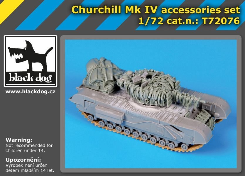 Black Dog T72076 Churchill Mk IV for Dragon 1/72 – Bild 3