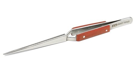 Tamiya 74103 HG Straight Tweezers - Reverse Action