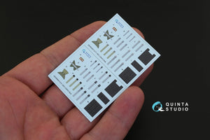 Quinta Studio QD48090 F-15E 3D-Printed &amp;amp; colored Interior on decal paper (for GWH kit) 1/48 – Bild 5
