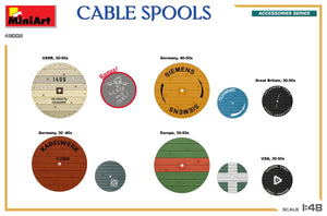 MiniArt 49008 CABLE SPOOLS 1/48 – immagine 4