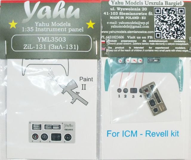 Yahu YML3503 ZIL 131 (ICM, Revell) 1/35 