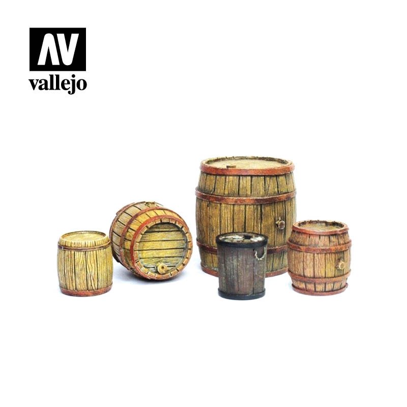 Canons en bois Vallejo SC225 1/35