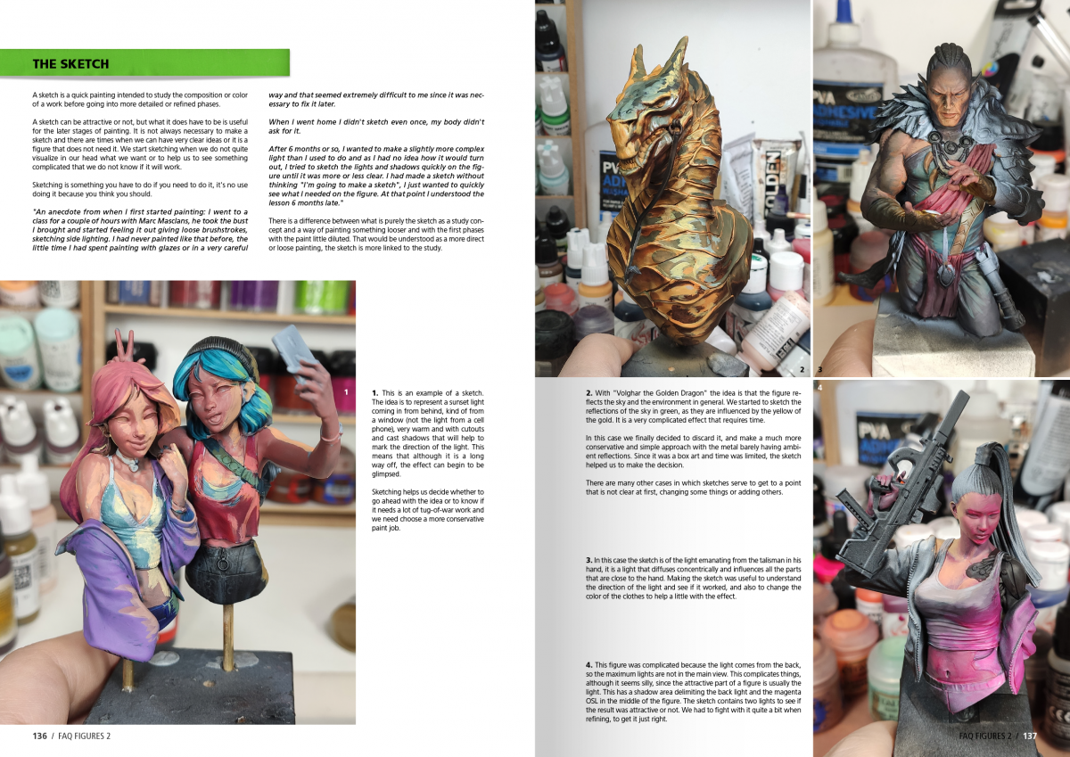 AK Interactive AK525 FAQ 2 – FANTASY FIGURES PAINTING TECHNIQUES BY ARNAU LÁZARO (EN) – immagine 3