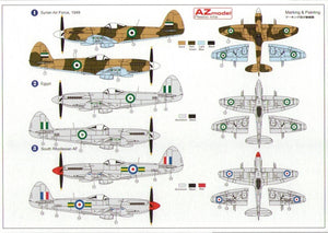 AZ Model AZ7353 Supermarine Spitfire Mk.22 Special 1/72 – image 2