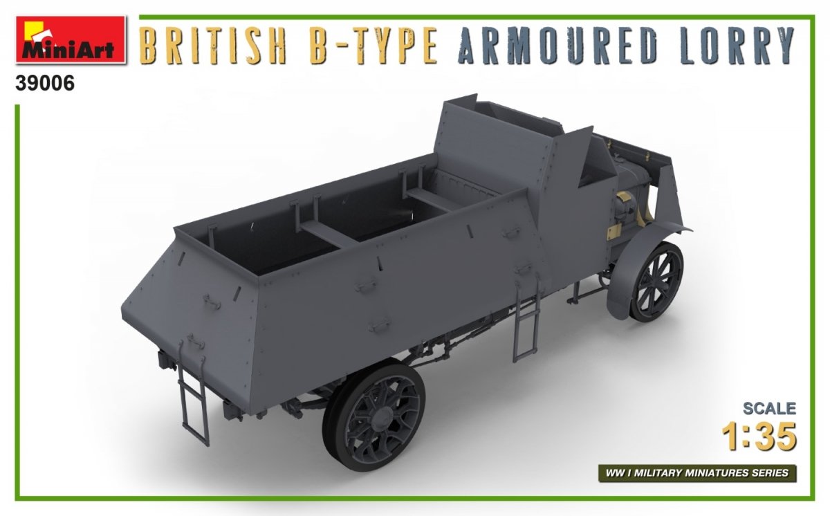 Miniart 39006 BRITISH B-TYPE ARMORED LORRY 1/35 – imagen 4