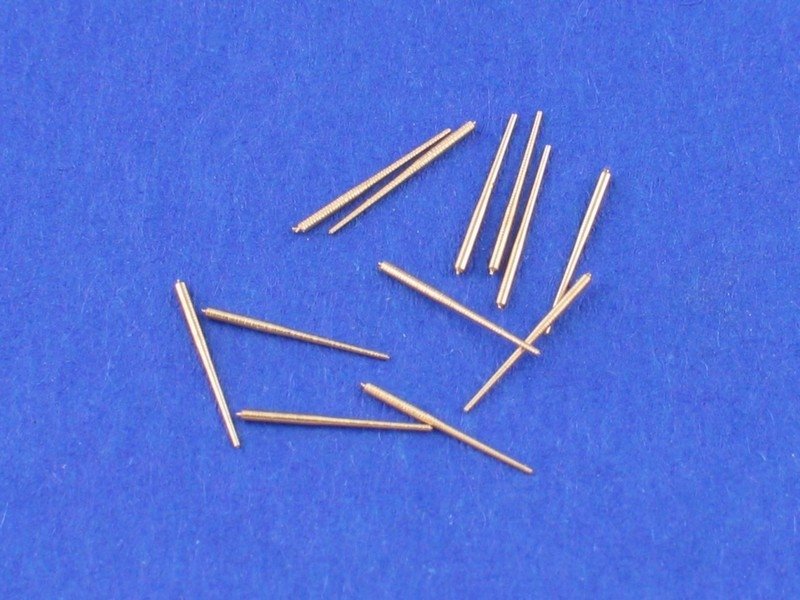 Aber 1/700L-04 Ensemble de 12 canons de 100 mm pour navires de guerre français 1/700