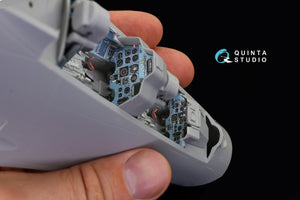 Quinta Studio QD32072 Su-27UB 3D-Printed &amp;amp; colored Interior on decal paper (for Trumpeter kit) 1/32 – image 4