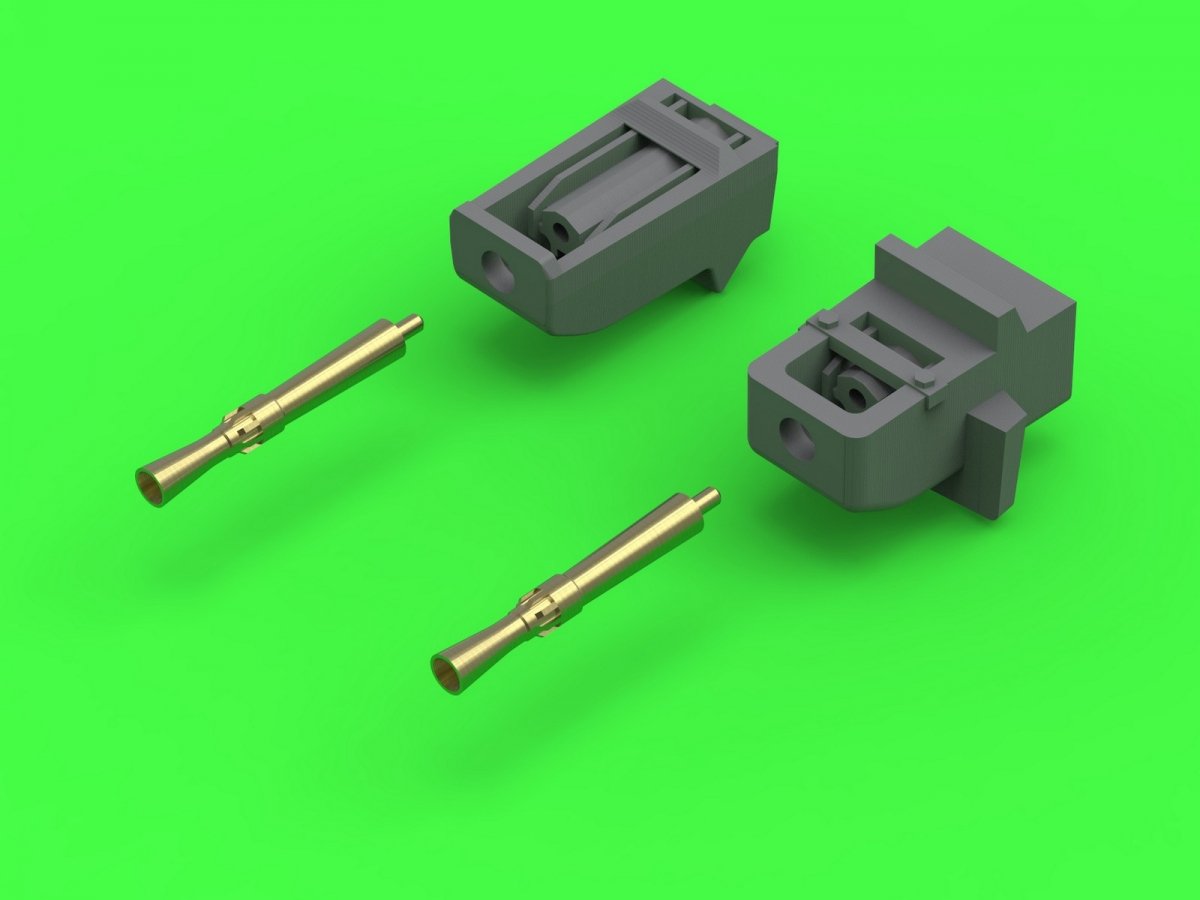 Master GM-35-047 A34 Comet - 77mm HV gun barrel &amp;amp; Besa MG barrels with resin mounts (for Tamiya kit) 1/35 – image 6