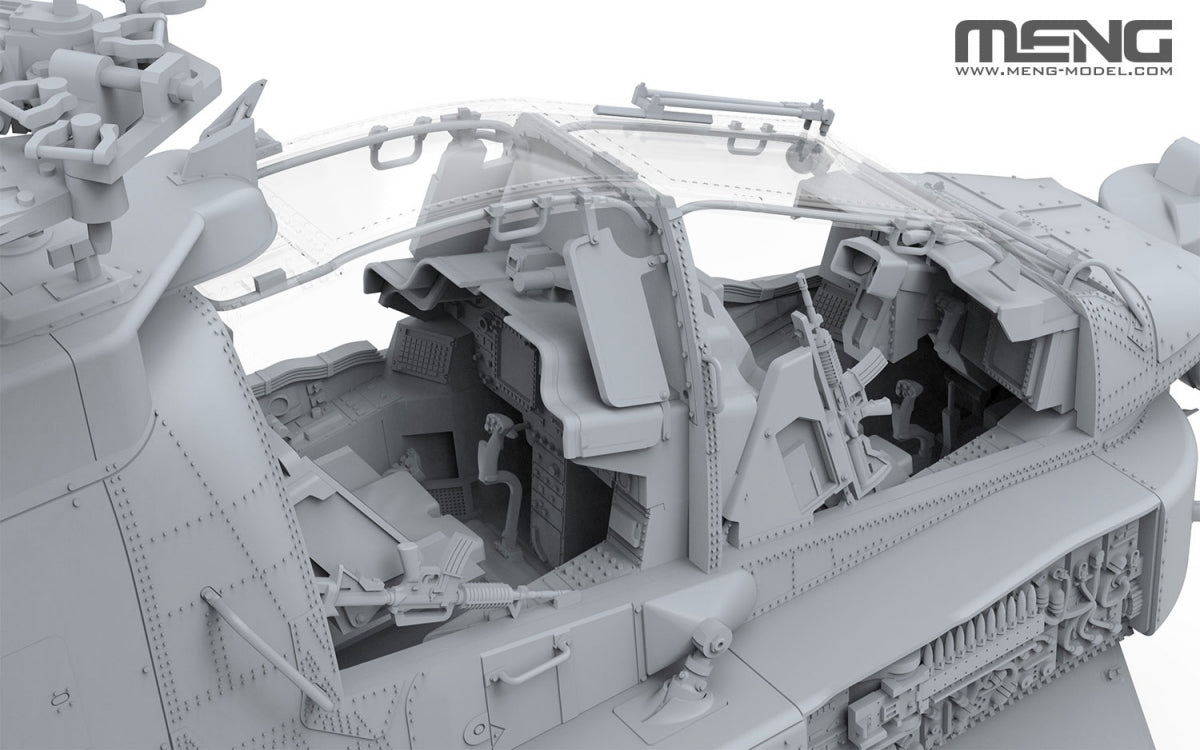 Meng Model QS-004 Boeing AH-64D Apache Longbow Heavy Attack Helicopter 1/35 – Bild 7