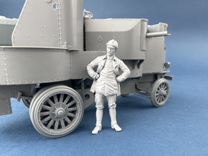Copper State Models F35-053 German Armored Car Officer in a Leather Jacket 1/35 – Bild 2