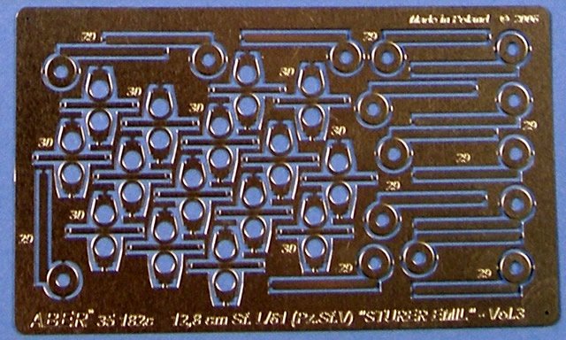 Aber 35182 German tank destroyer 12.8 cm Sf. L/61 (Pz.Sf.V) Sturer Emil- vol. 3 - additional set - ammo holders and boxes (1/35) – obrázek 4