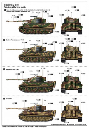 Trumpeter 00945 Pz.Kpfw.VI Ausf.E Sd.Kfz. 181 Tiger I Late Production 1/16 – Bild 18