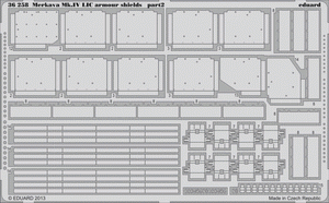 Eduard 36258 Merkava Mk. IV LIC armor shields 1/35 Academy