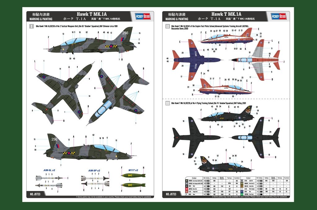 Hobby Boss 81733 Hawk T MK.1A 1/48 – obrázek 3