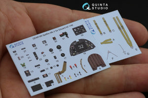 Quinta Studio QD48189 Spitfire Mk.V 3D-Printed &amp;amp; colored Interior on decal paper (for Eduard kit) 1/48 – image 5