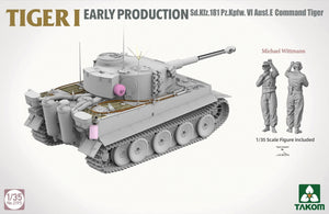 Takom 2195 TIGER I EARLY-PRODUCTION Sd.Kfz.181 Pz.Kpfw.VI Ausf.E Command Tiger 1/35 – obrázek 6