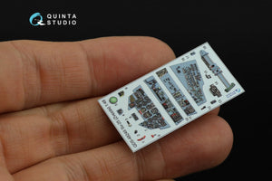 Quinta Studio QD48249 Su-25 3D-Printed &amp;amp; colored Interior on decal paper (Zvezda) 1/48 – Bild 12