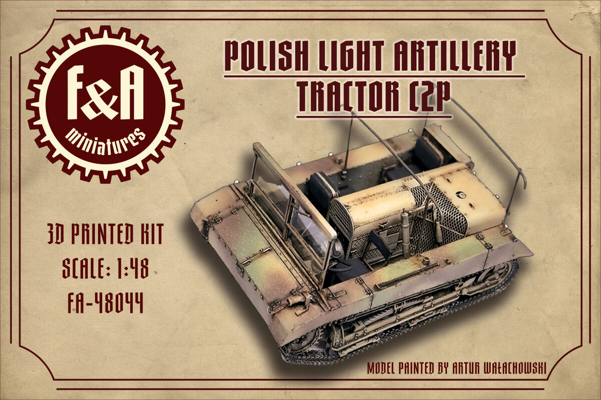 F&amp;A Miniatures FA-48044 Polish Light Artillery Tractor C2P 1/48