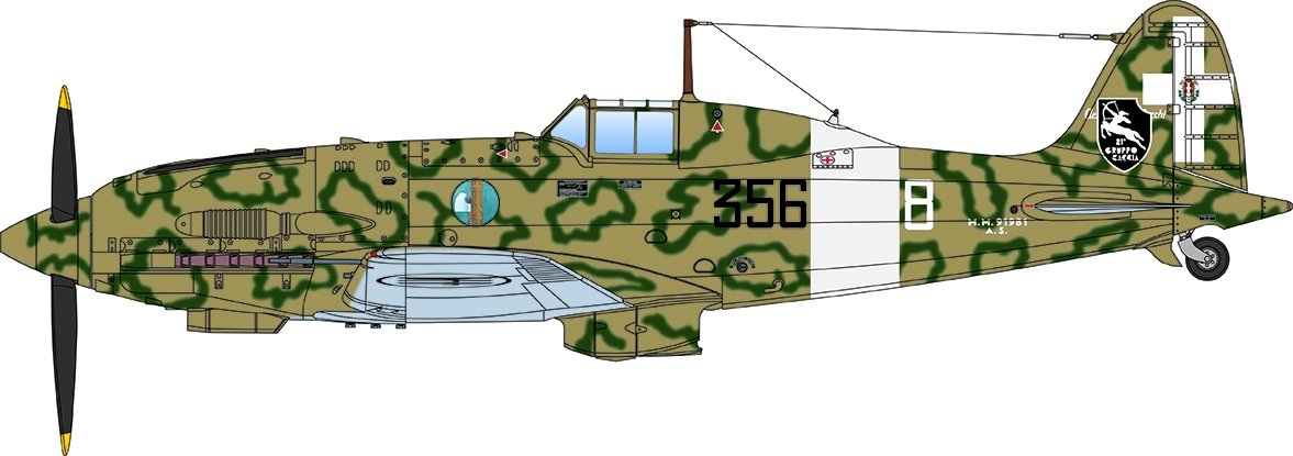 Italeri 2518 Macchi MC 202 Folgore 1/32 – immagine 15