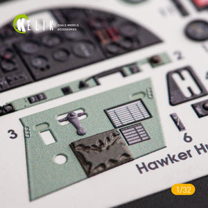 KELIK K32012 HAWKER HURRICANE MK.IIB - INTERIOR 3D DECAL FOR REVELL KIT 1/32 – image 3