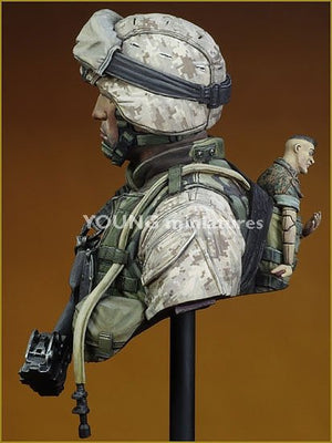 Young Miniatures YM1816 USMC Fallujah Iraq 2004 1/10 – zdjęcie 2