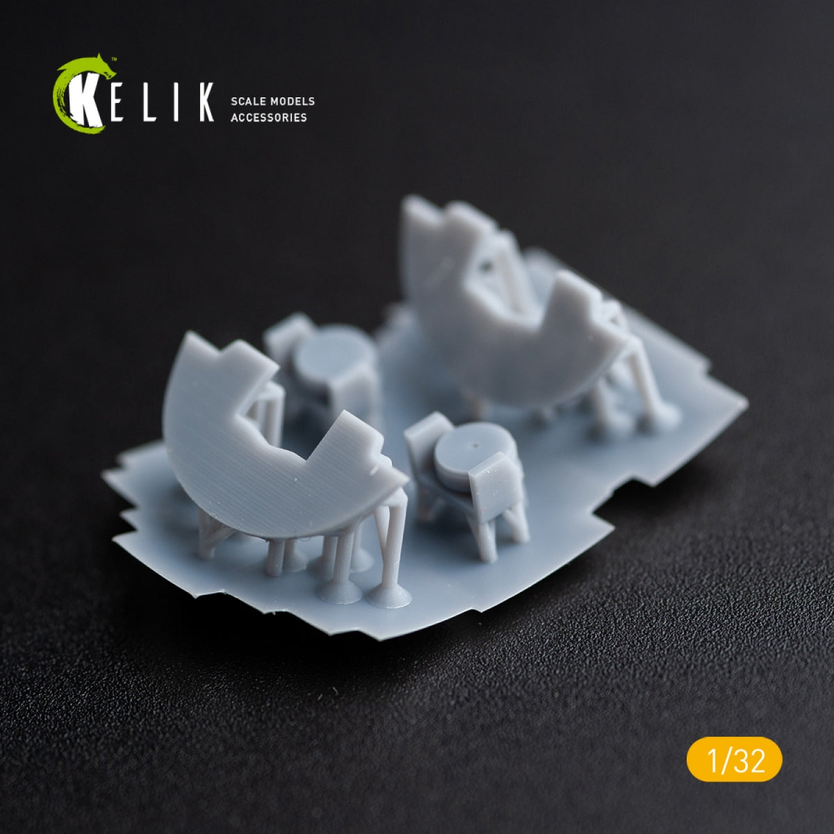 KELIK K32022 DH.81A Tiger Moth - Interior 3D Decal with 3D printed parts for ICM kit 1/32 – immagine 7
