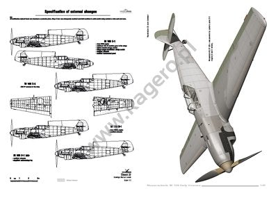 Kagero 96003 Messerschmitt Bf 109 Early Versions EN – Bild 2