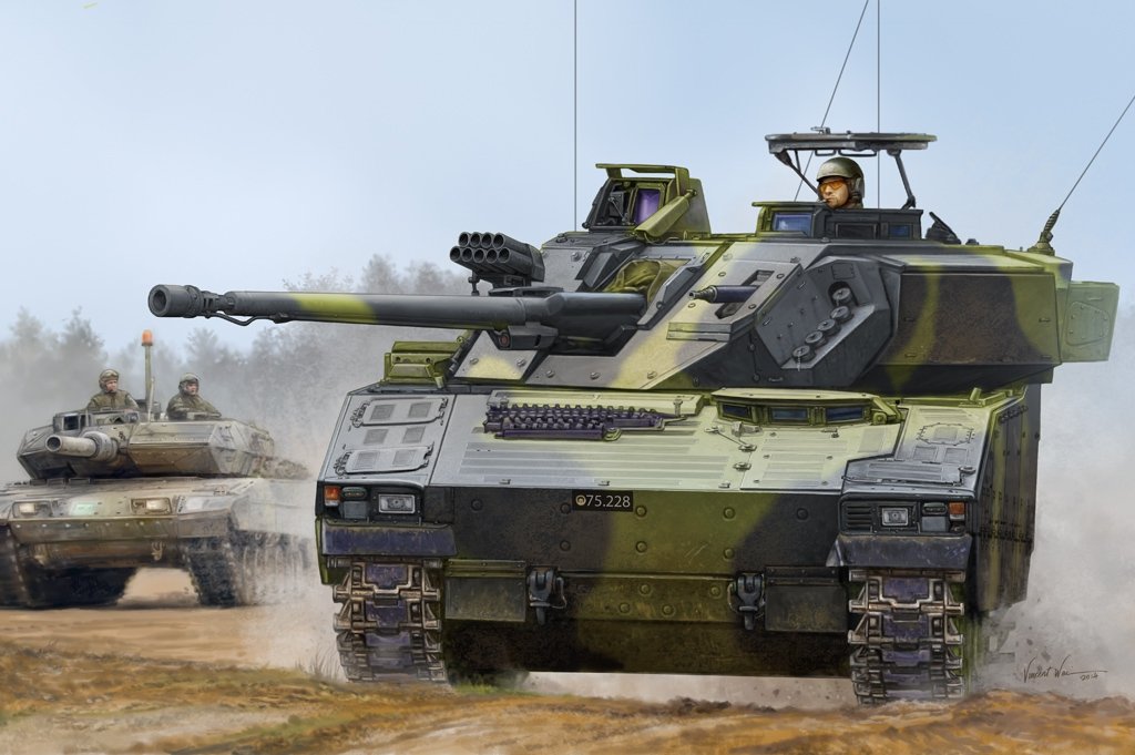 Hobby Boss 83823 Véhicule de combat d'infanterie suédois CV9035 (1/35)