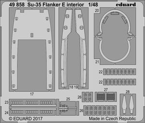 Eduard 49858 Su-35 Flanker E interior KITTY HAWK 1/48 – Bild 2