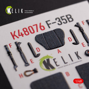 KELIK K48076 F-35B interior 3D decals for Tamiya kit 1/48 – Bild 5