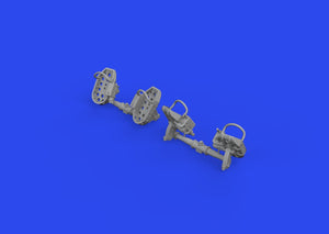 Eduard 648874 Bf 109E rudder pedals late PRINT 1/48 – Bild 2