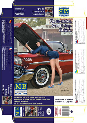 Master Box 24016 Pin-up series. &amp;quot;A short stop&amp;quot;. Kit No. 2 1/24 – image 3