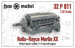 Maquette FPW 32P811 Rolls-Royce Merlin XX 1/32