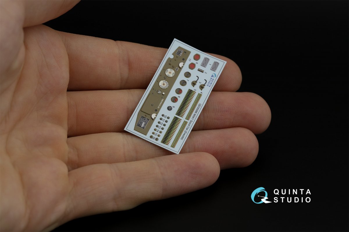 Quinta Studio QD35088 M3A1 Scout 3D-Printed &amp;amp; colored Interior on decal paper (Zvezda) 1/35 – Bild 10