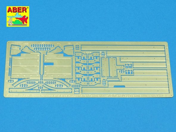 Aber 35A024 Front fenders and side skirts for Panther, Ausf.G and Jagdpanther (1/35)
