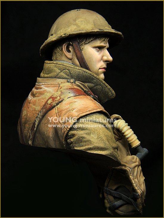 Young Miniatures YM1875 British LEWIS Gunner WWI 1/10 – image 7